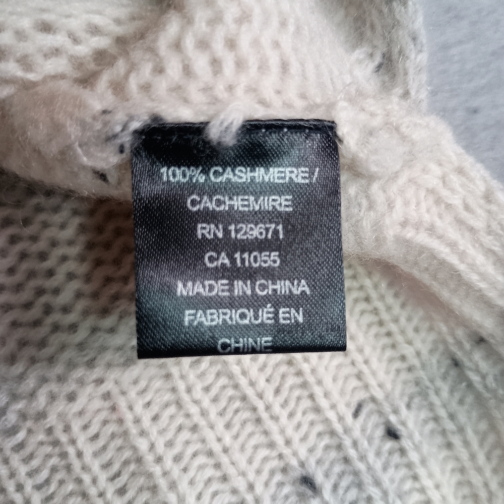 360 Cashmere Women's L Four Button 100% Cashmere Cottagecore Cardigan Sweater - Picture 5 of 6